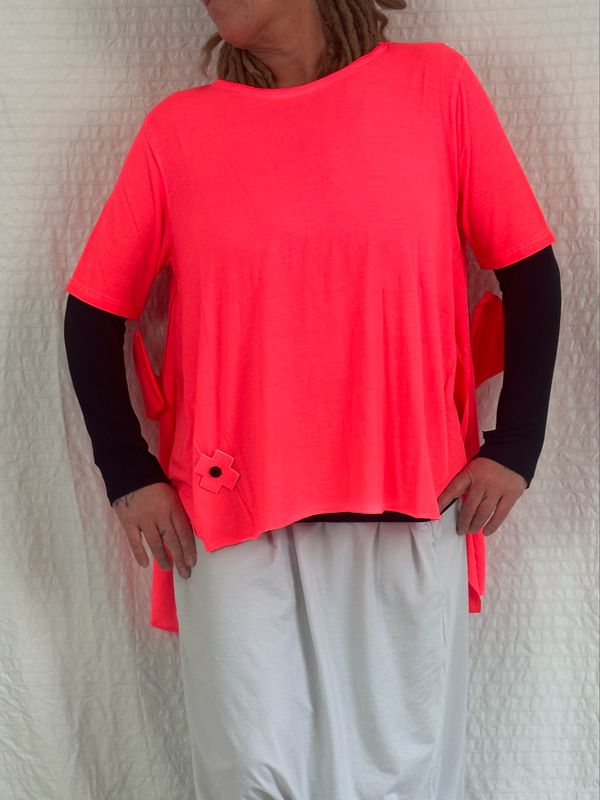 Pluslavie/PLÜ A Big T-Shirt SS25 Coral 5014