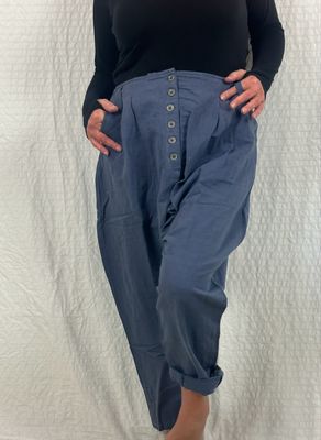 Ewa i Walla Trouser 11422 Merja Twill SS25 Blue