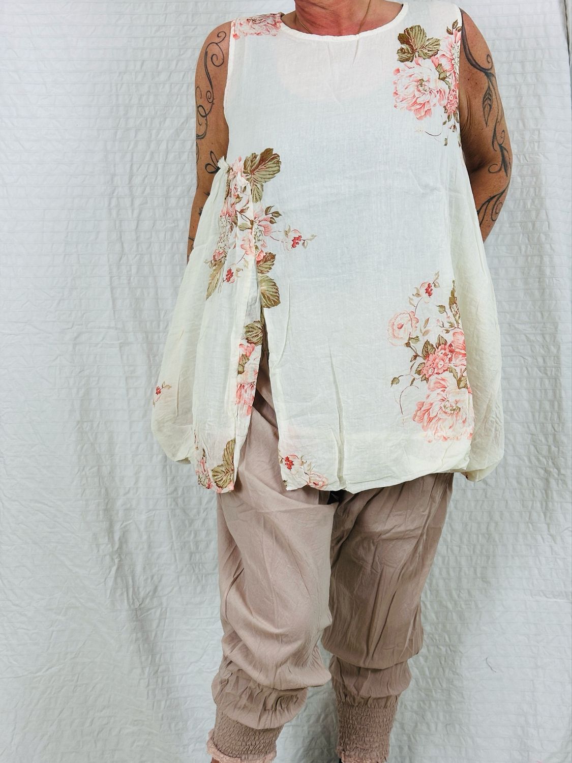 Les Ours Achille Coton Fleurs SS25