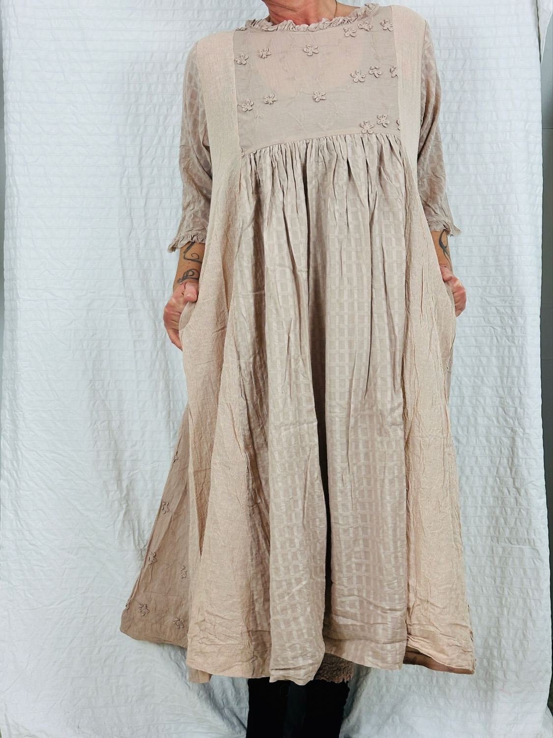 Les Ours Maina Broderie Rose SS25