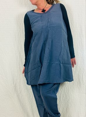 Ewa i Walla Tunic 33386 Blue Dina SS25 Sushi Voile M