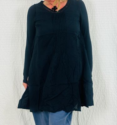 Ewa i Walla Tunic 33386 Dina Sushi Voile SS25 Black