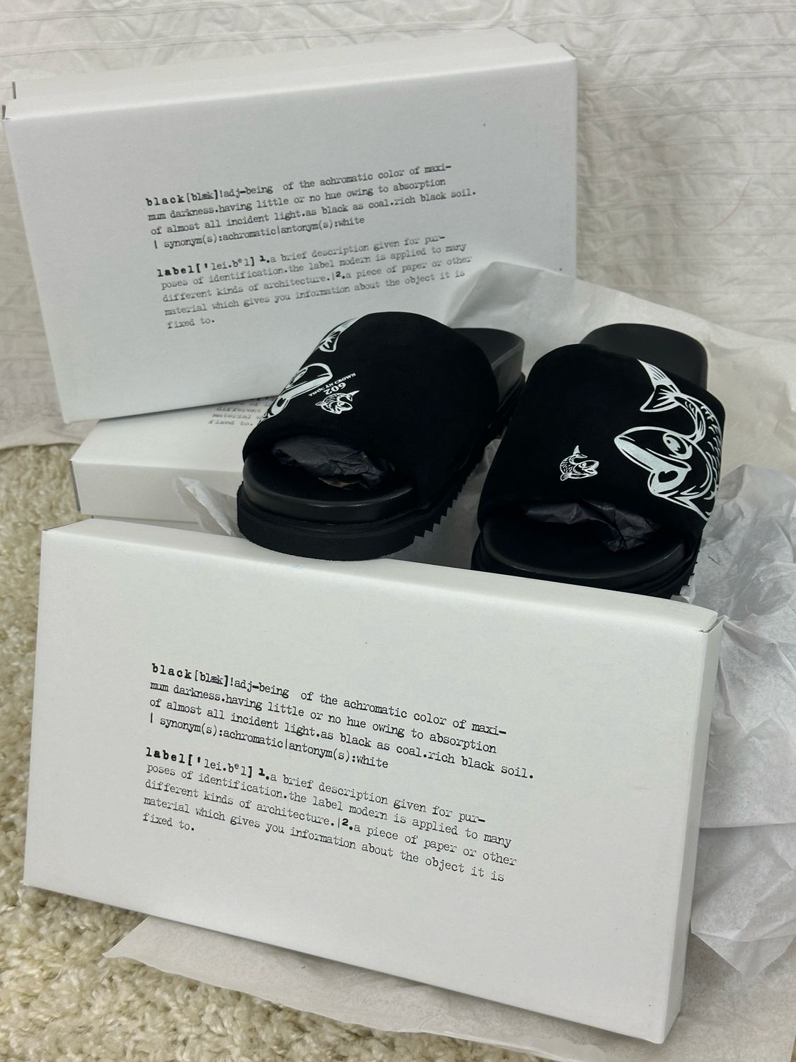 Rundholz Black Label Schuhe Black Print SS25