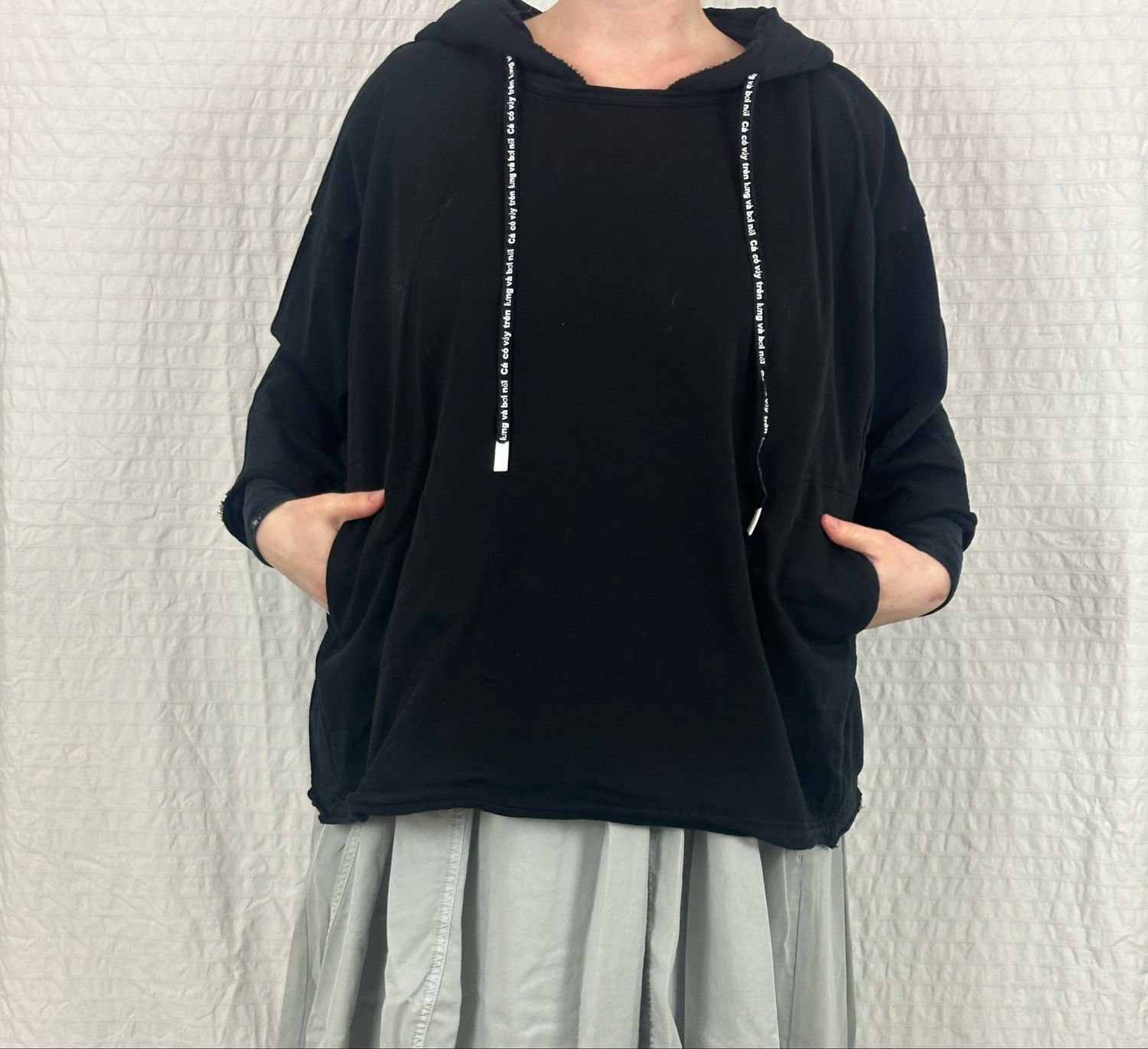 Rundholz Back Label T-Shirt Black SS25
