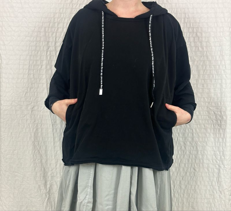 Rundholz Back Label T-Shirt Black SS25