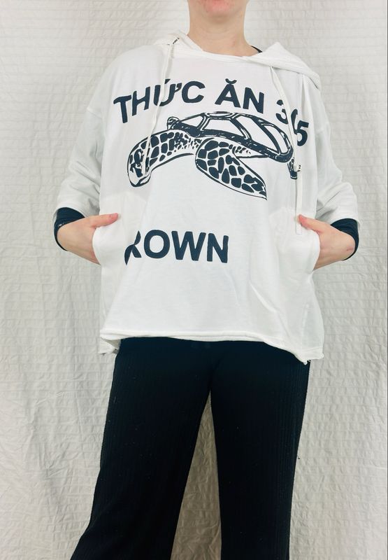 Rundholz Black Label T- Shirt Offwhite Print