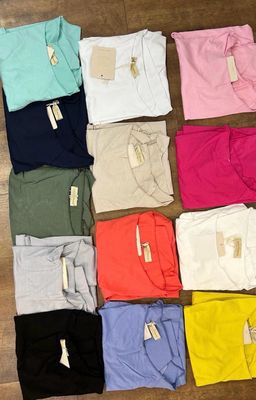 Julia Wang T Shirt One Size kurz Arm div. Farben