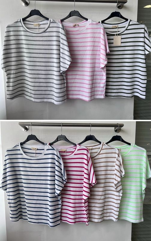 Julia Wang Shirt One Size Gestreift div. Farben