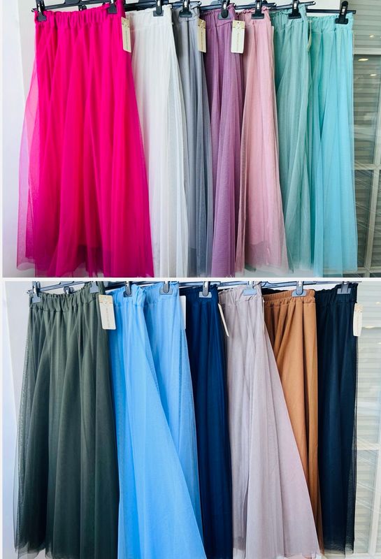 Julia Wang Tüllrock  Uni One Size div. Farben