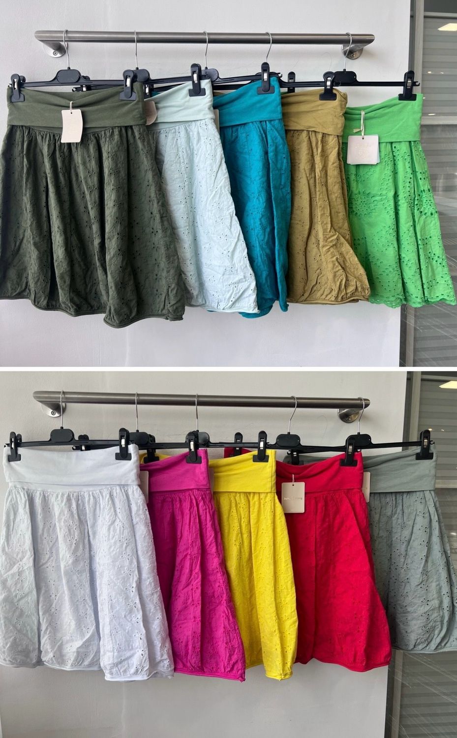 Julia Wang Ballonrock Gelocht mit Unterrock Uni One Size div. Farben