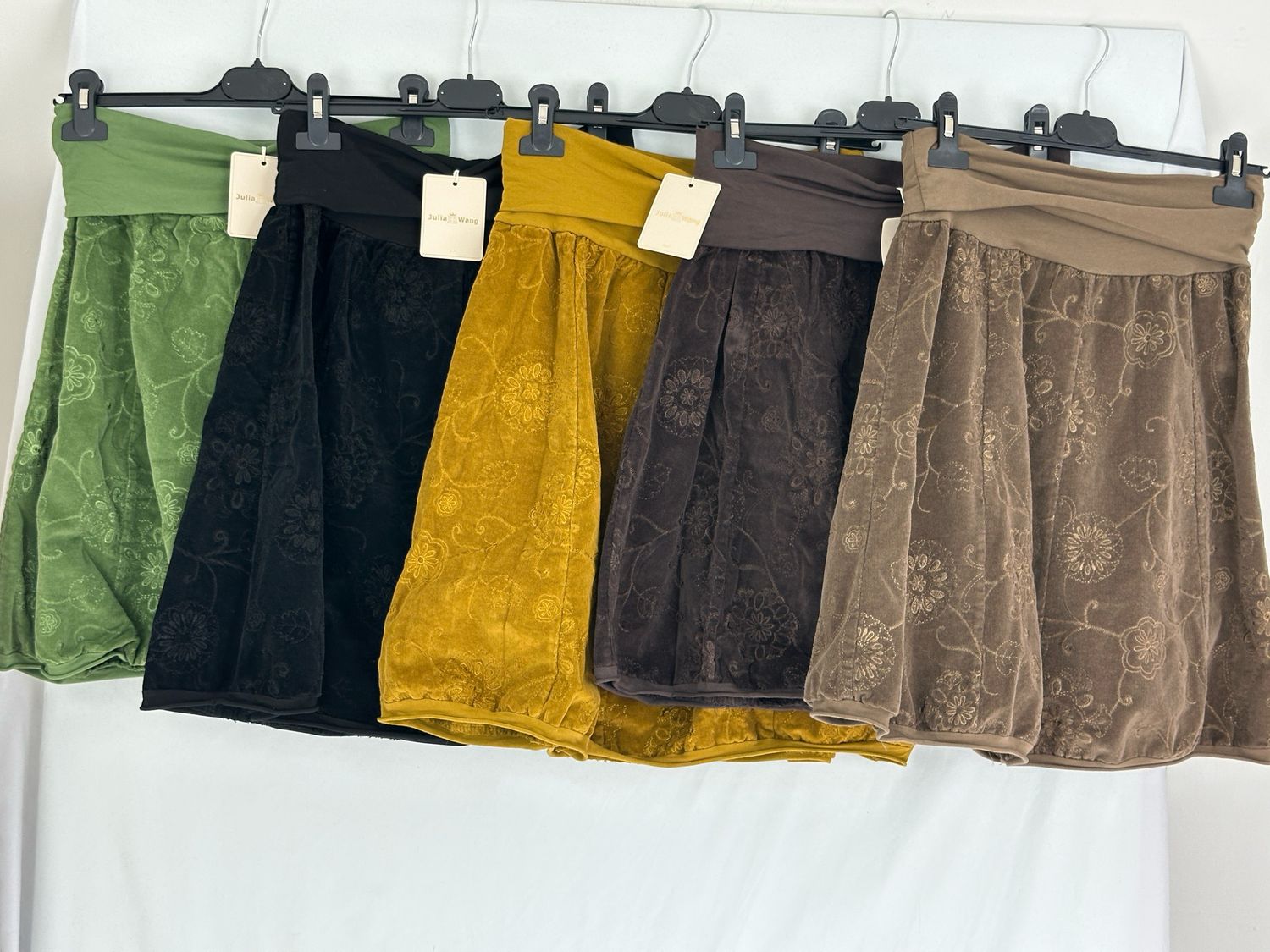Julia Wang Ballonrock Edition Feincord Stickerei One Size div.Farben