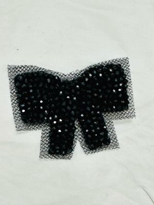 Pluslavie/PLÜ Couture Mash Tr Bow OS. Black 0007