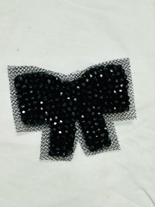 Pluslavie/PLÜ Couture Mash Tr Bow OS. Black 0007