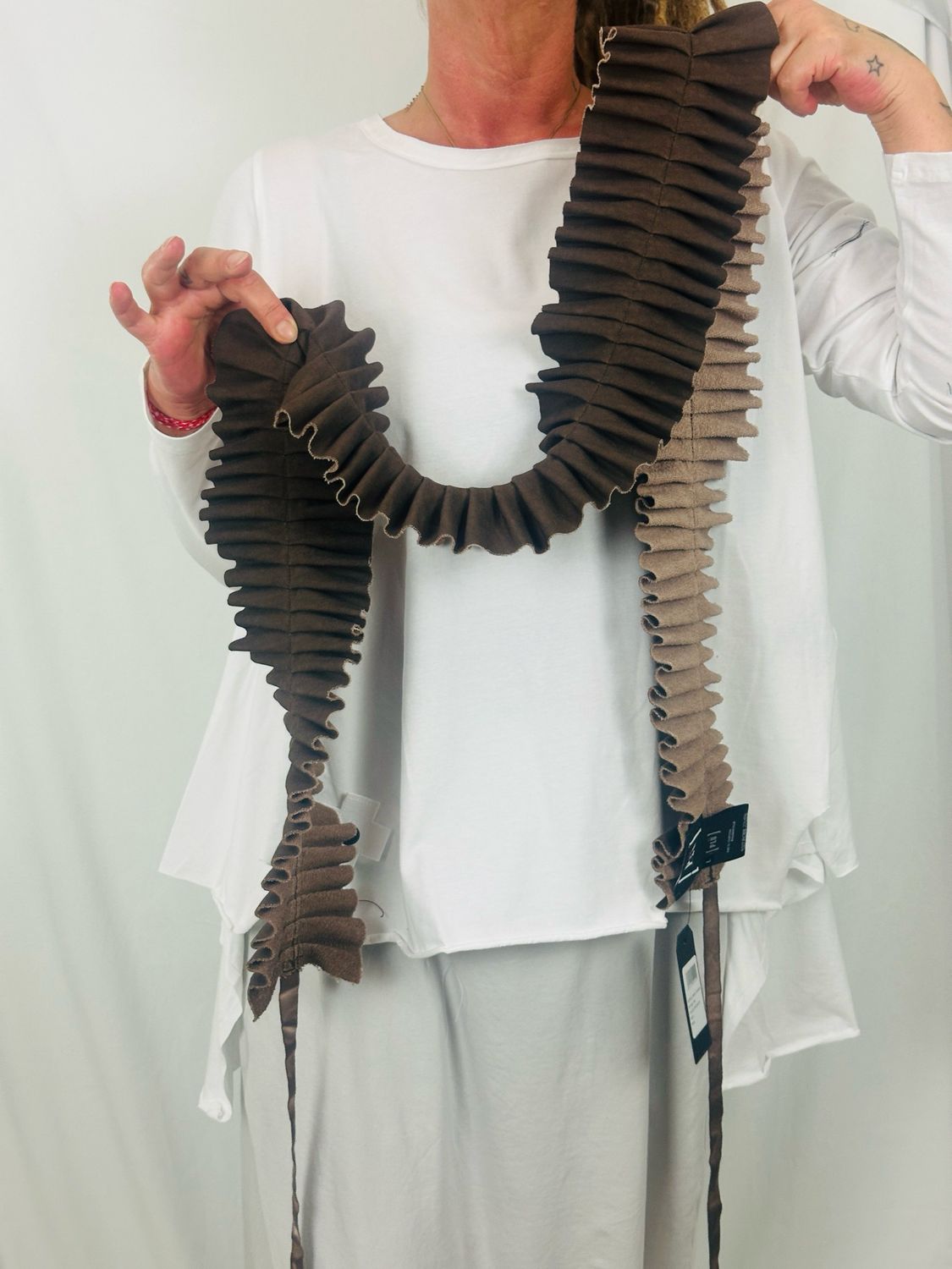 Pluslavie/PLÜ Choker L Chocolate OS.AW25 1750