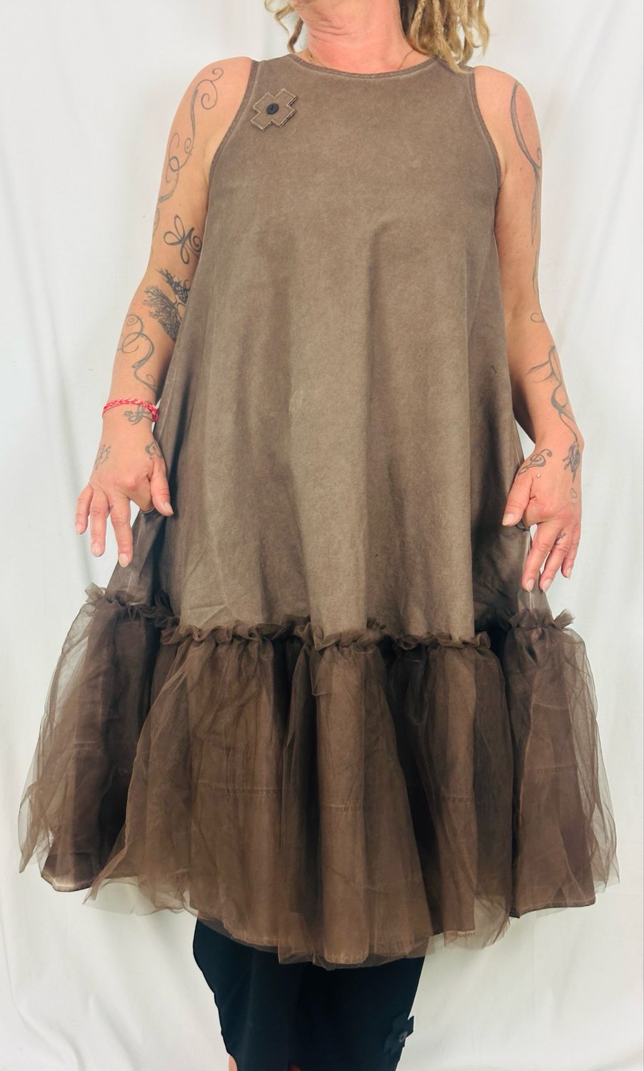 Pluslavie/PLÜ Meshdress II Chocolate AW25 1117