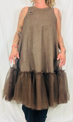 Pluslavie/PLÜ Meshdress II Chocolate AW25 1117