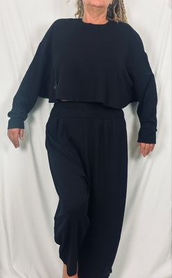 Pluslavie/PLÜ Snugglesweat Black AW25 2103