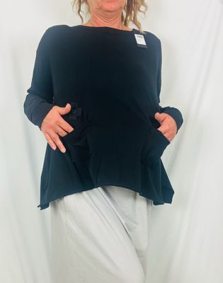 Pluslavie/PLÜ Backside Jardigan AW25 Black 2086