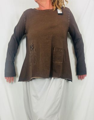 Pluslavie/PLÜ Backside Jardigan AW25 Chocolate 2086