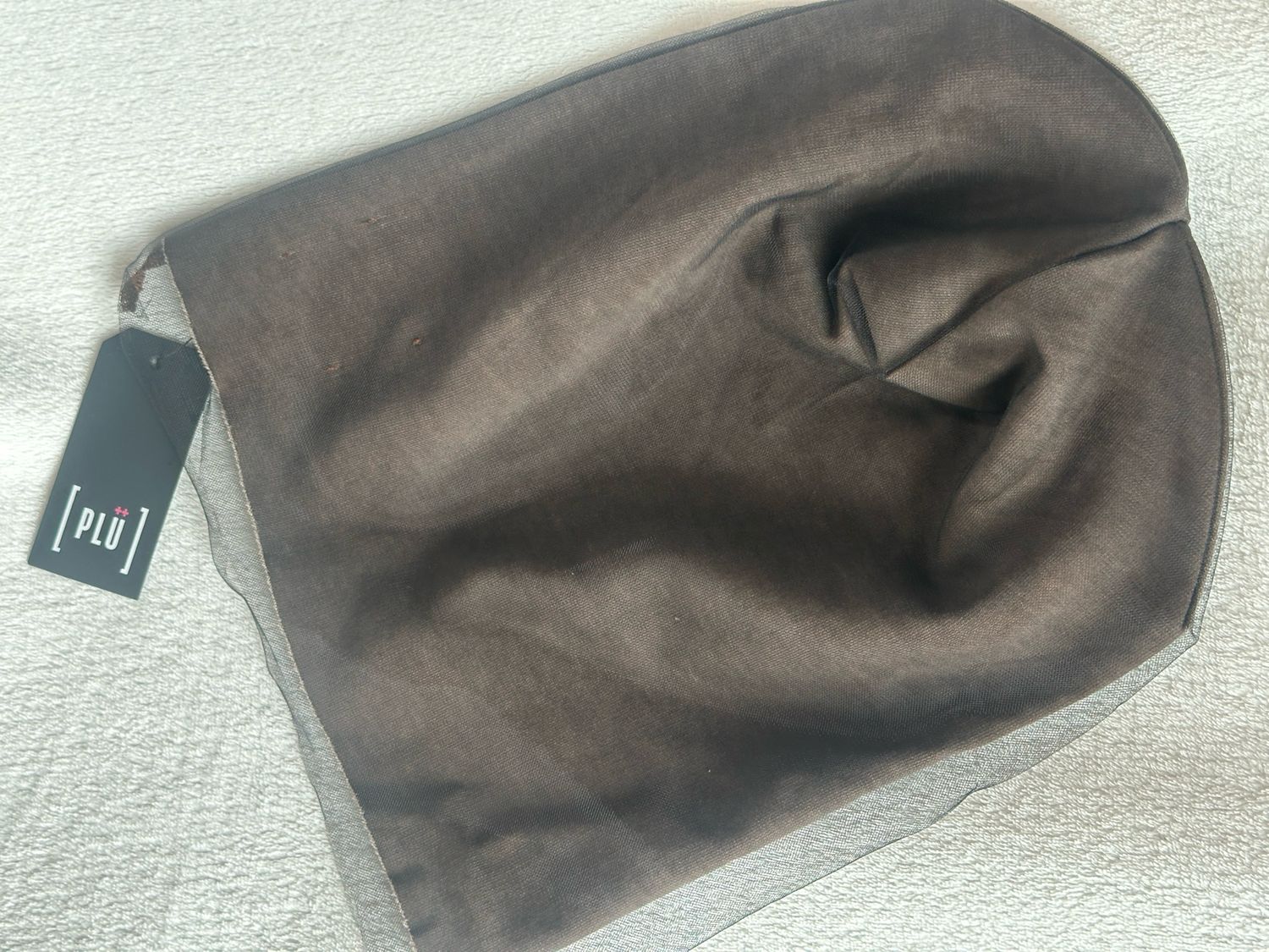 Pluslavie/PLÜ A Mesh Beanie AW25 OS. Chocolate 1743