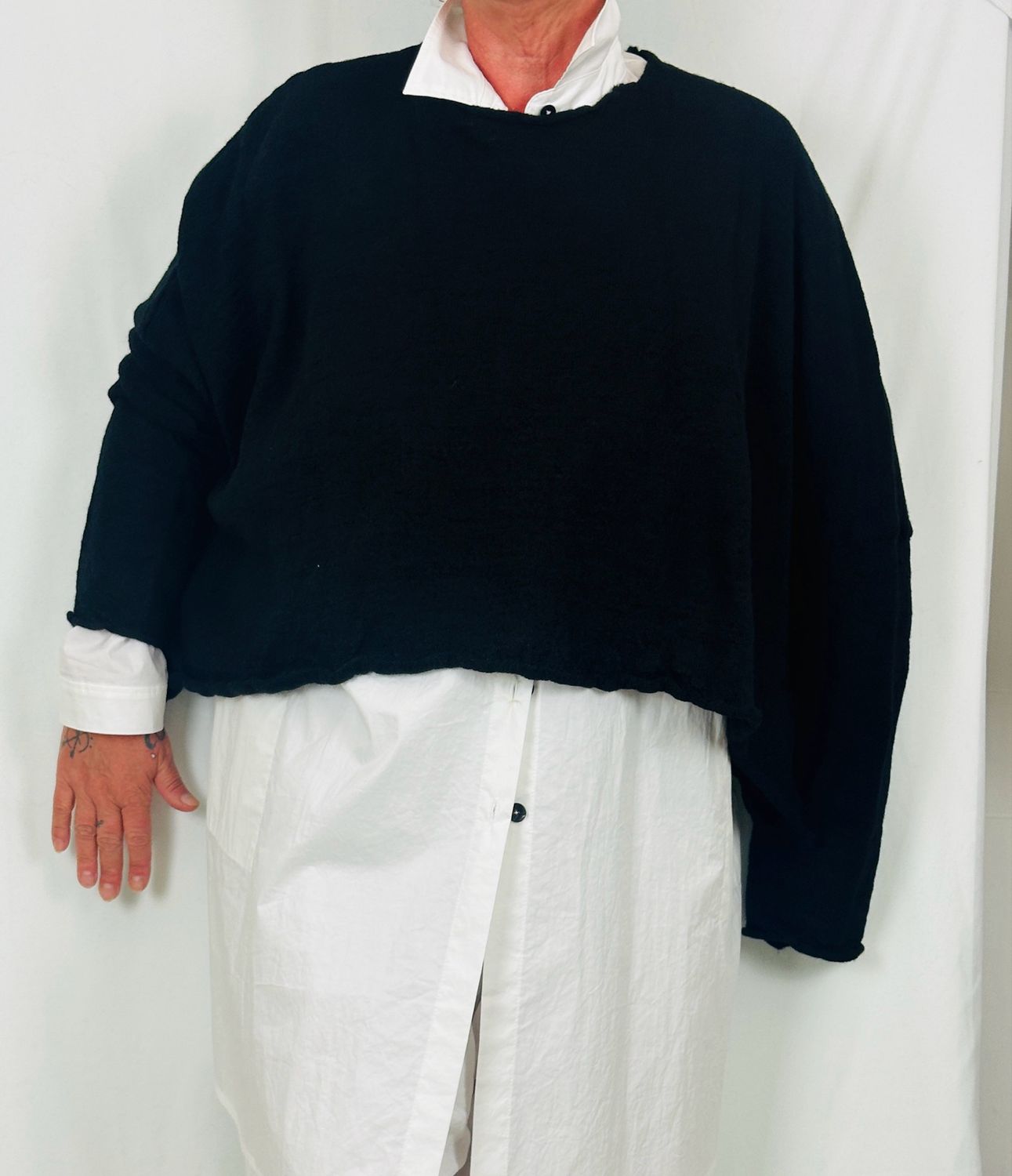 Rundholz Black Label Pullover 100 Black AW25 OS