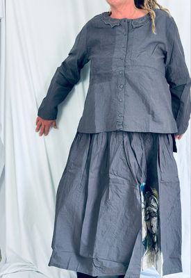 Ewa i Walla Blues Ofelia AW25 Graphite Cotten 44161