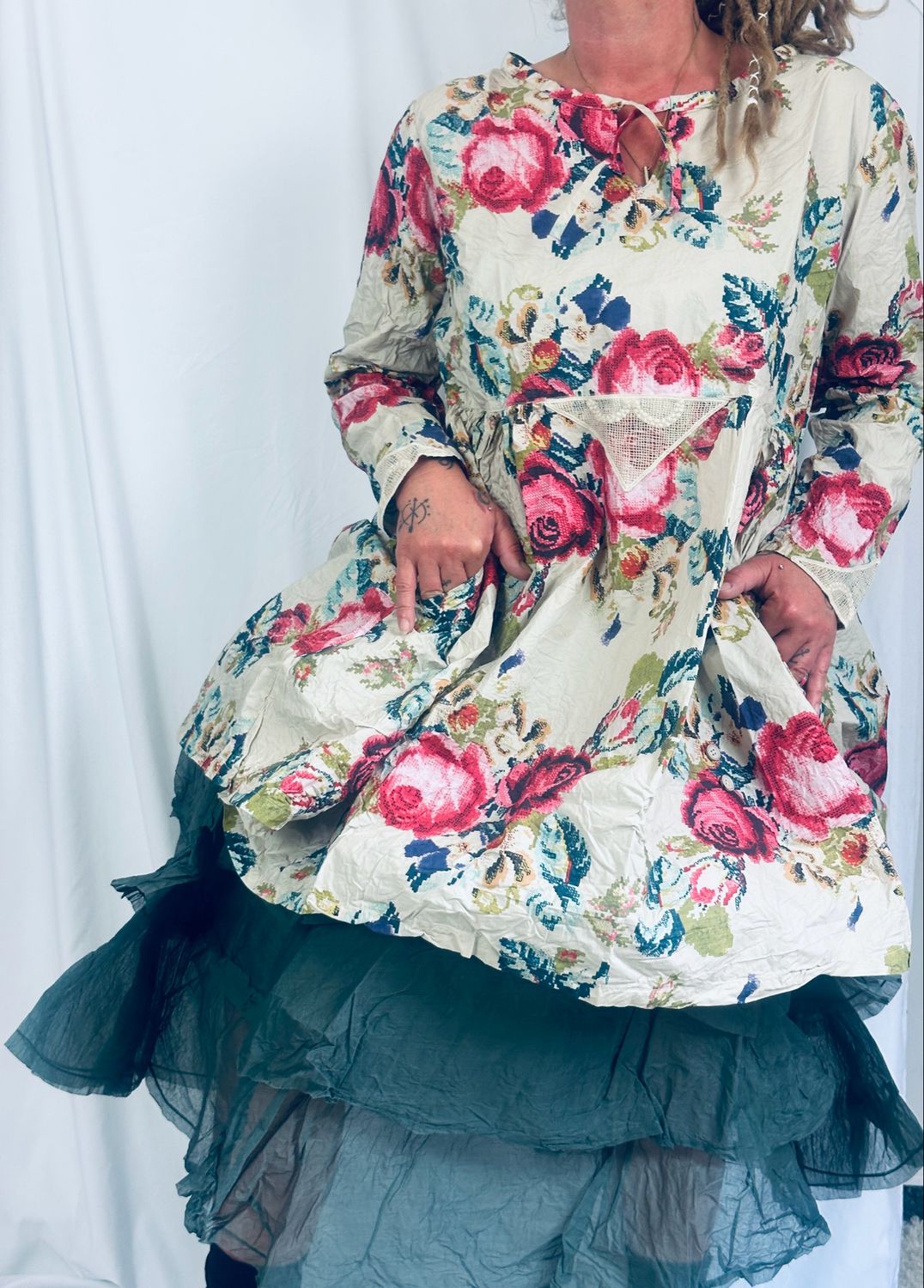 Ewa i Walla Tunika Isadora Flower Cotten AW25 Original 44174