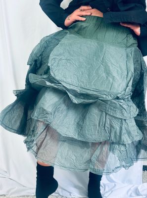 Ewa i Walla Tine Hard Voile 22277AW25  Forest Green