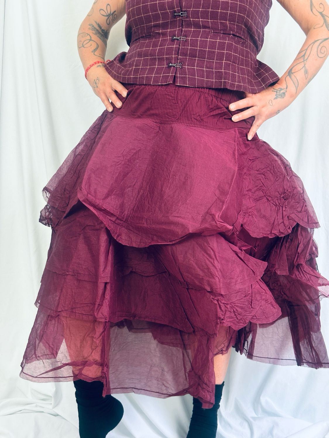 Ewa i Walla Tine Hard Voile 22277 Dark Plum
