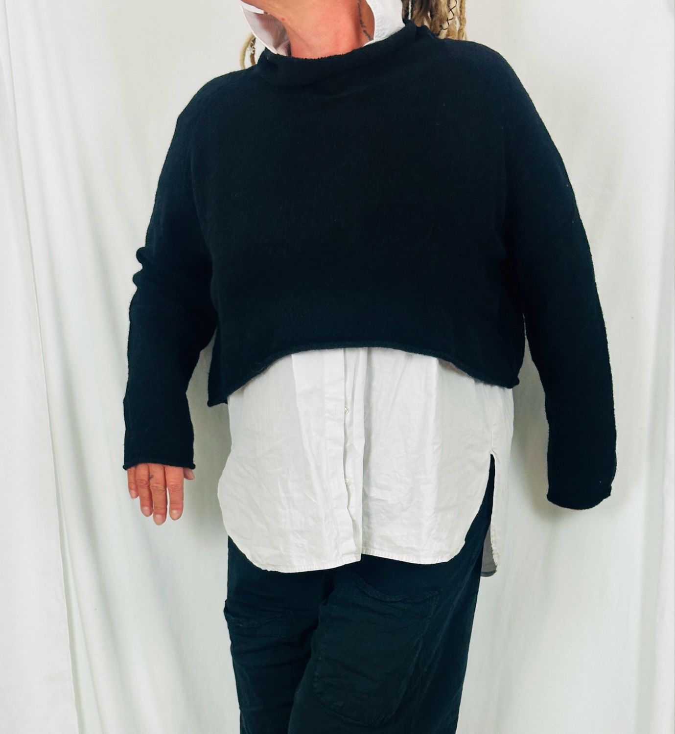 Rundholz Black Label Pullover Black AW25