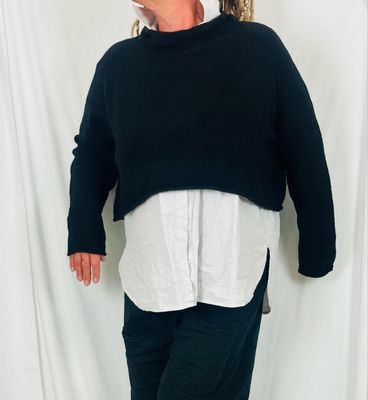 Rundholz Black Label Pullover Black AW25 M