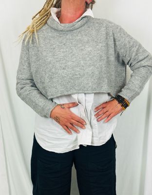 Rundholz Black Label Pullover Light Gray AW25 L