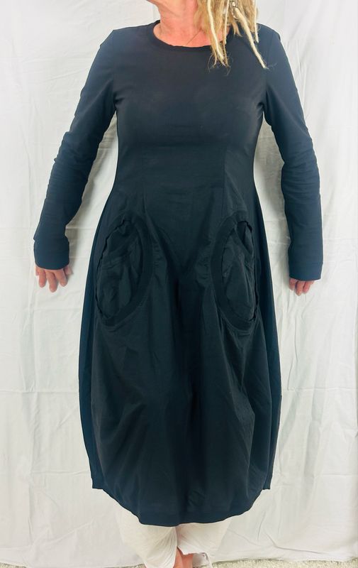 Rundholz Black Label Kleid  Black AW25 3630912
