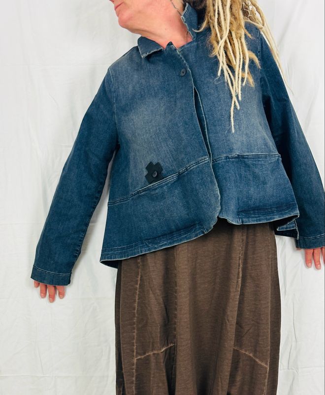 Pluslavie/PLÜ Homey Denim Blue AW25 8018