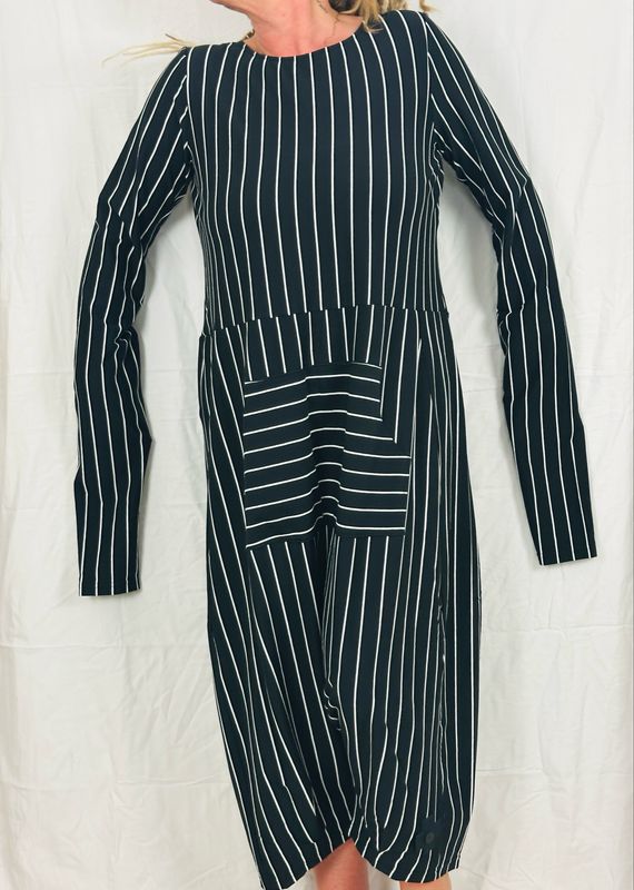 Pluslavie/PLÜ My Fall Jumpsuit Pinstripe Vertical 1094 AW25