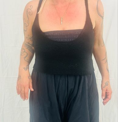 Les Ours Top Laine Noir AW25 One Size