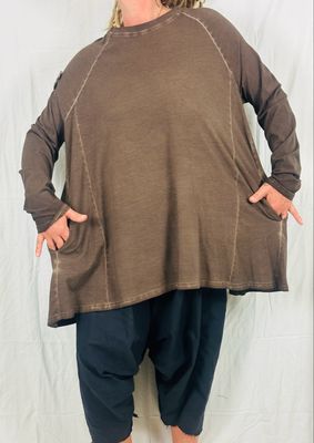 Pluslavie/PLÜ One Shirt AW25 Chocolate 5075 M