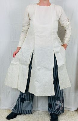Ewa i Walla Bluse Maggi AW25 Bone Cotten 44158