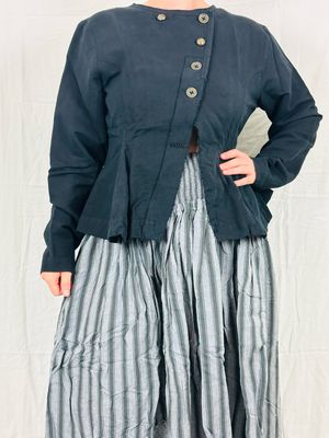 Ewa i Walla Jacke Undis AW25 Black Twill 77773 Black