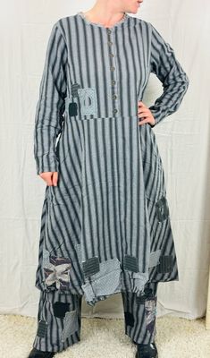 Ewa i Walla Kleid Ingmarie AW25 Patch Original Cotten 55933