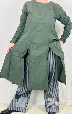 Ewa i Walla Bluse Maggi AW25 Forest Green 44158