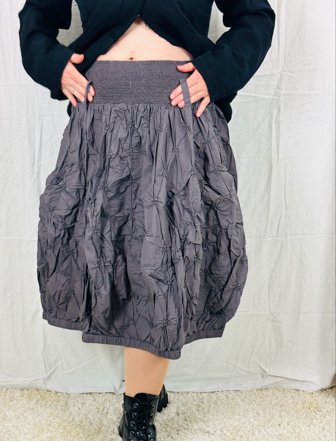 Ewa i Walla Rock Desire Graphite AW25 One Size Knot Cotten 22284