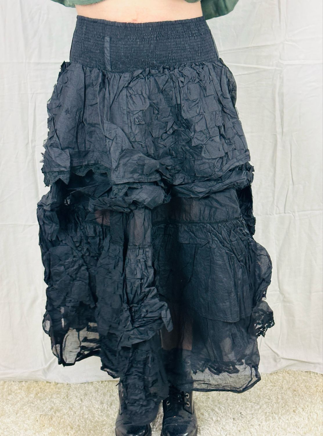 Ewa i Walla Rock Magda AW25 Black Embroidered. Organdi One Size 22300