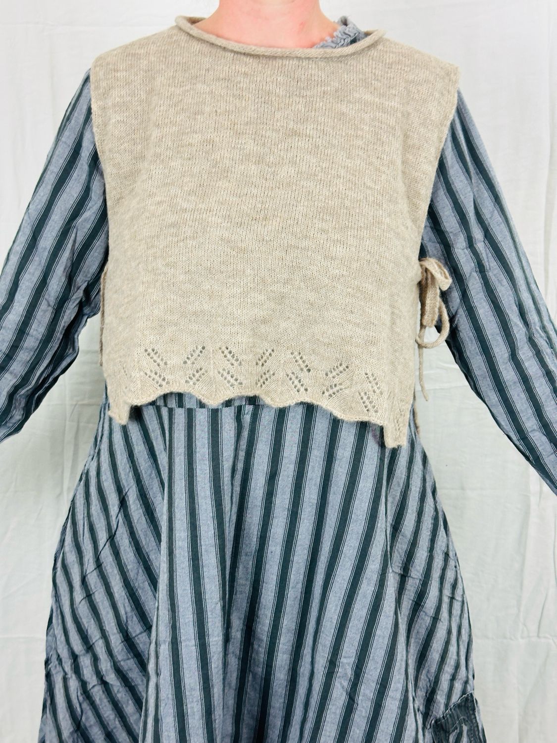 Ewa i Walla Weste Mirjam AW25 One Size 33421 Sand