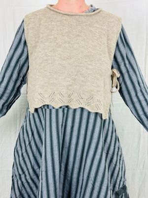 Ewa i Walla Weste Mirjam AW25 One Size 33421 Sand