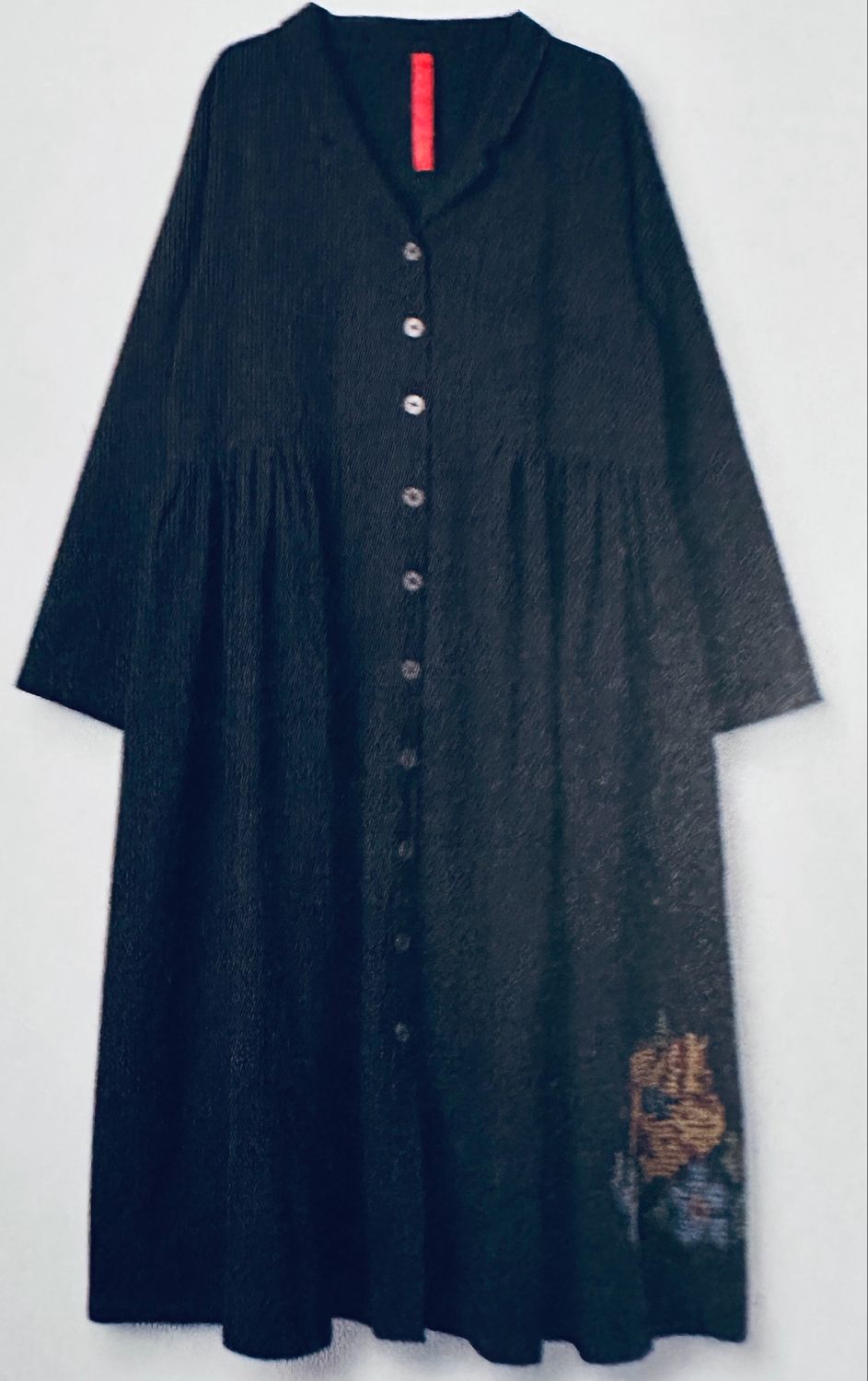 Ewa i Walla Kleid Helin Cotten Woll AW25 55932 Black