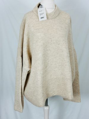 La Vaca Loca Pullover Unisex Beige Warm One Size