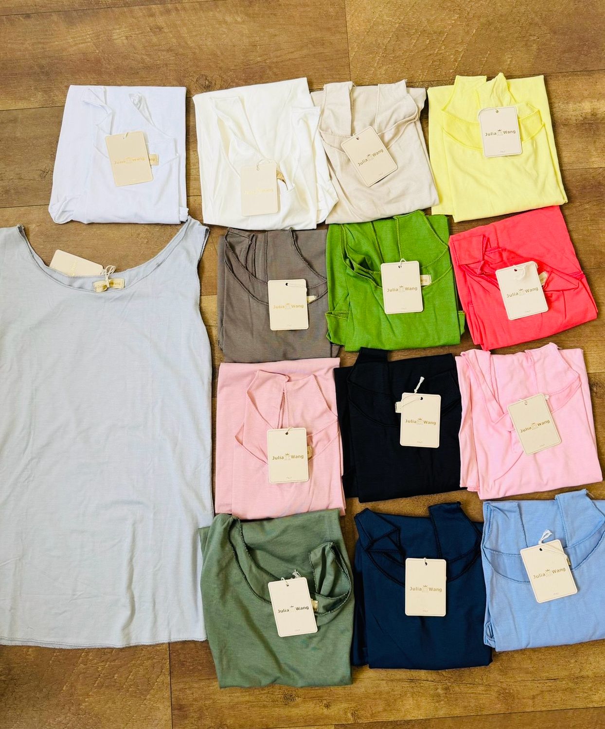 Julia Wang Basic Top Kurz One Size  div.Farben