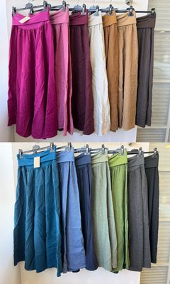 Julia Wang Leinen Rock Lang One Size div. Farben Julia Wang Leinen Rock Lang One Size div. Farben