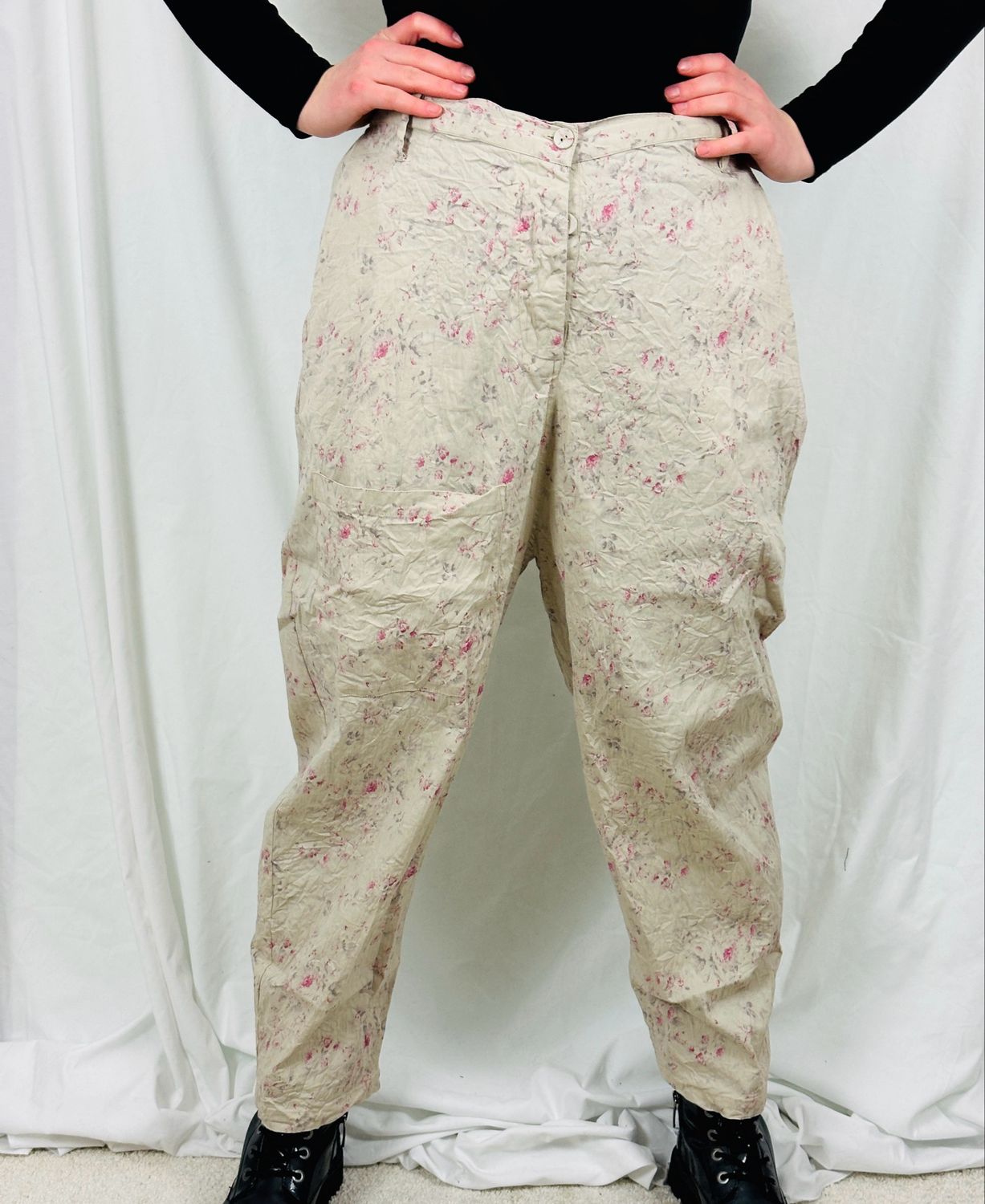 Les Ours Hose Gaston Popeline SS24 Beige Rose L